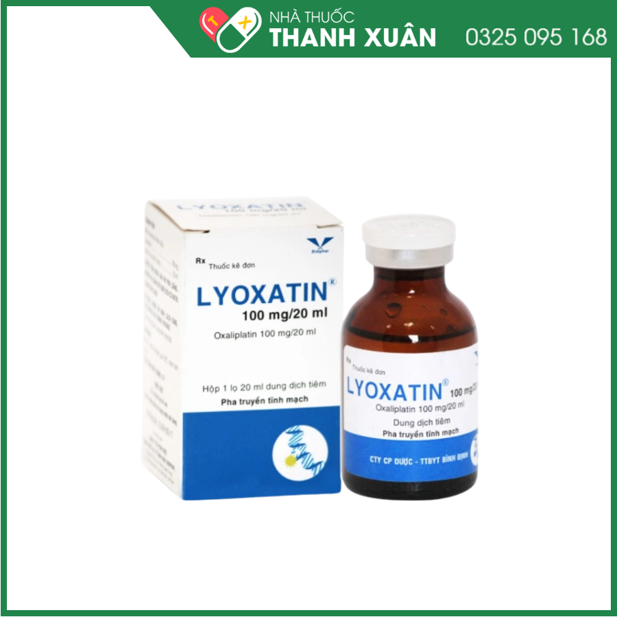 Dung dịch tiêm Lyoxatin 100mg/20ml chỉ định trong điều trị ung thư đại tràng